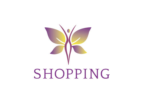 Butterfly woman  Shopping  Schmetterling  Verkauf  Frau  shoppen einkaufen kleidung