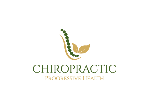 Chiropraktik Logo, Wirbelsule Logo, Massage Logo