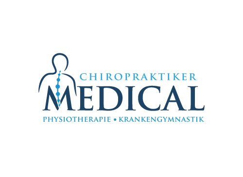 komedizin, Zeichnung, Zweifarbig, Chiropraktiker, Physiotherapie, Arztpraxis, Mensch, Wirbelsule