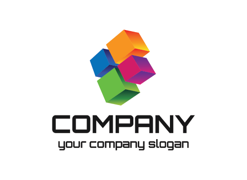 Wrfel Logo, Box, Medien, Transport, Technologie Logo