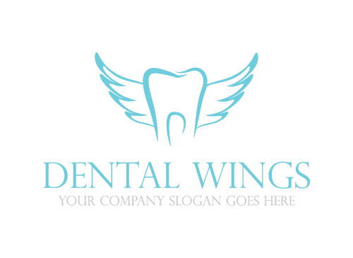 Zahn, Zahnarzt, Flgel, Engel, Logo