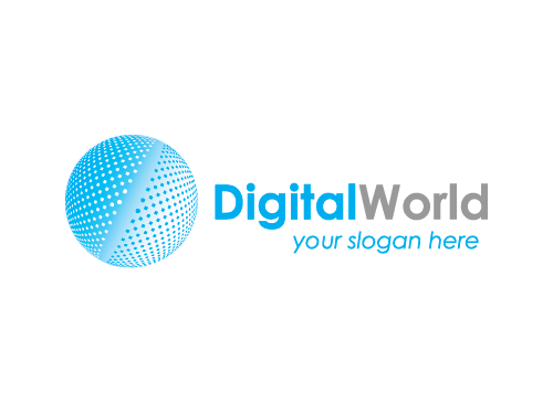 Digital, Technologie, Ball, Software, Internet, Netzwerk, Pixel, Data, Logo