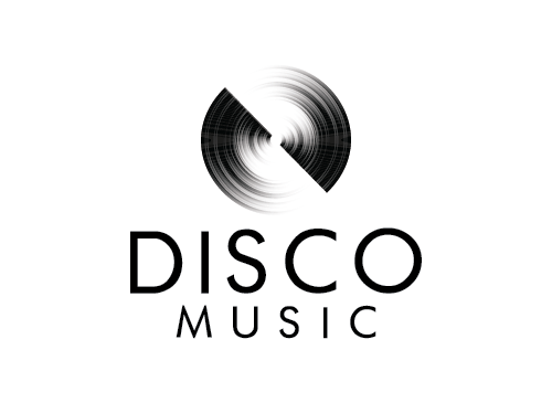 Musik Logo, Scheibe Logo, Disco Logo, DJ, Nachtclub , Produktionen