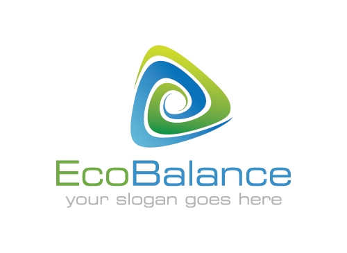 Ökologie, Natur, Wasser, Recycling, Umwelt, grün, Zyklus, Logo