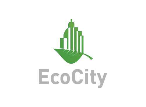 kologie Logo, Recycling, Umwelt Logo Immobilien Logo, 