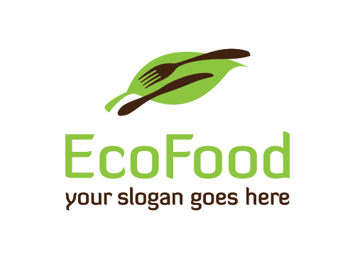 Essen, Blatt, Bio, vegetarisch logo