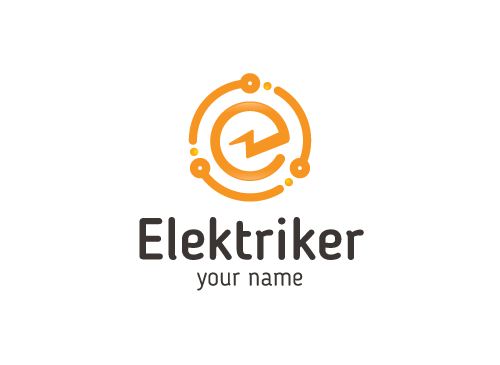 , Elektriker, Blitz, Stecker, Elektro, Kabel, Strom Logo