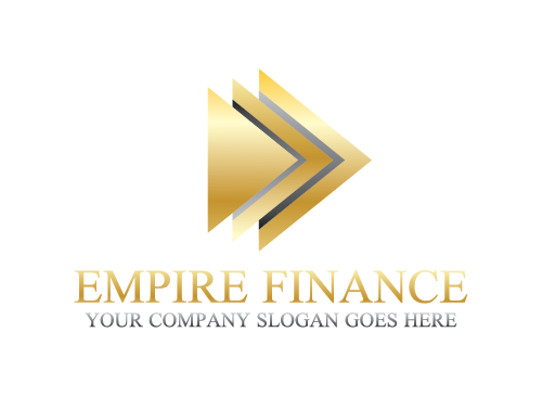 Finanzen, Investitionen, Geld, Bank, Gold Logo
