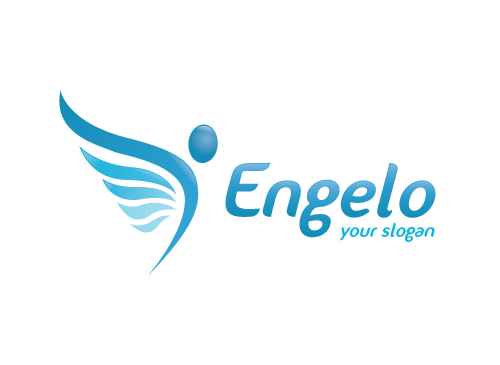 , Zeichen, Engel, Person, Flgel, Flug, Mensch Logo