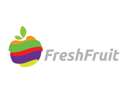 frisch, Obst, Apfel, Orange, Saft, saftig, colofrul, Scheibe,  <0rket, organische, Logo