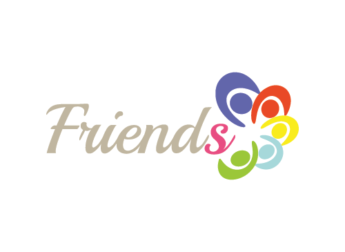 logo Freunde, Kinder, spielen