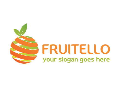 Obst, Markt, organisch, natrlich, orange, Obst, Zitrusfrchte, Pfirsich, Lemon, Logo