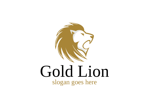  Gold Lion Logo, Lion, Tier, Gold, Dschungel, Reichtum, Bankwesen, Finanzen