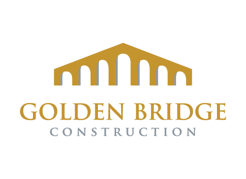 Immobilien, golden, Brcke, verbindet, Bauwesen, Gewerbebau, Logo