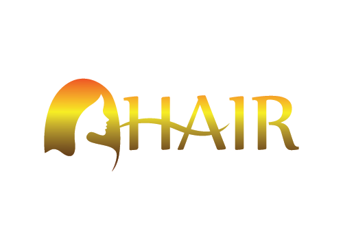 Logo Friseur, Haar, Dame