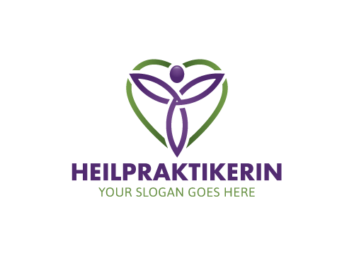 ko, Person, Mensch, Herz, Baum, Blatt, Bltter, Heilpraktikerin, Heilpraktiker Logo