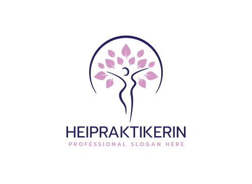 ko, Person, Mensch, Baum, Blatt, Bltter, Heilpraktikerin, Heilpraktiker Logo, Arzt Logos, Heilpraktiker