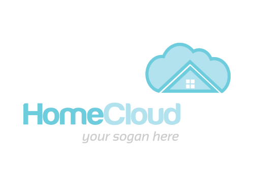 Cloud, Immobilien, Huser, Broker, Himmel, Luft, Klte, Dekoration, Himmel,Blau, Logo