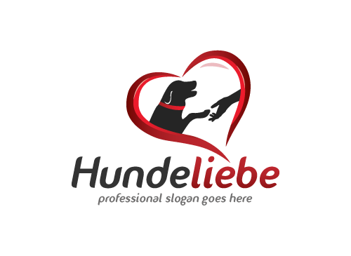 , Hund, Herz, Liebe, Tierschutz, Liebeshund, Hndchen Logo