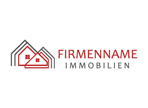 Immobilien, Architektur, Bauwesen, Makler, Hause, Logo