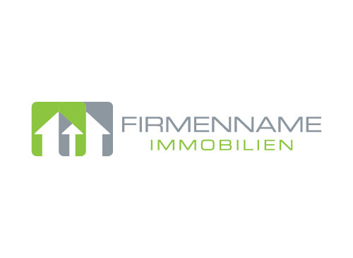 Immobilien, Huser, Gebude, Haus, Bauwerk Logo