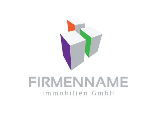 Immobilien Logo, Grundstcke Logo, Architektur Logo, Bau Logo