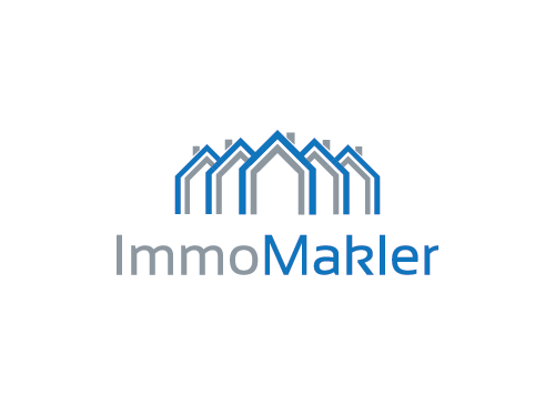 Immobilien Logo, Grundstcke , Architektur, Bau, Makler Logo