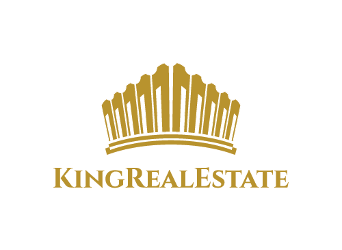 Krone Logo, Immobilien, Gold, Bank