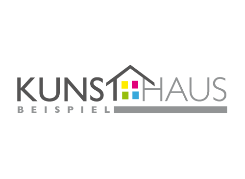 Kunsthaus, stilvolles Logo im schlichten elegantem Stil