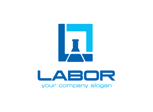 Labor Logo, Chemie, Wissenschaft, Forschung
