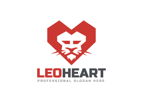  Herz, Lwe, Liebe, Krone, Strke, Vertrauen, Lion Logo