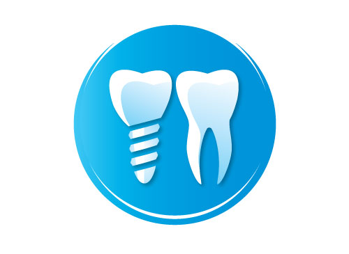 Zhne, Zahnrzte, Zahnarztpraxis, dental implant, logo implantologie