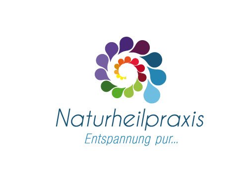 Logo fr den medizinischen Bereich, Wellness- und Kosmetik, Heilpraktiker, Heilpraxis