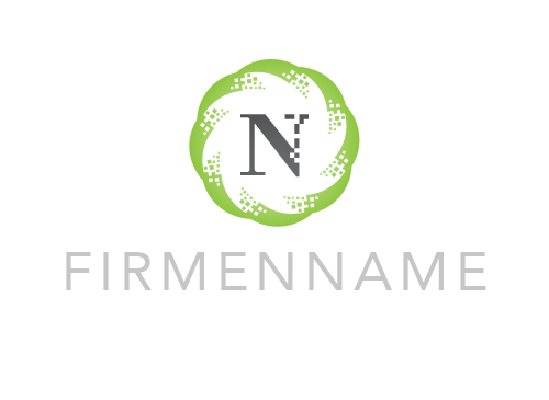Zeichen, Signet, Logo, IT, Software, Pixel, Cloud