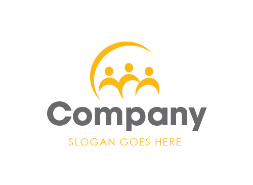 , Logo, Gruppe Menschen, Netzwerk, Community