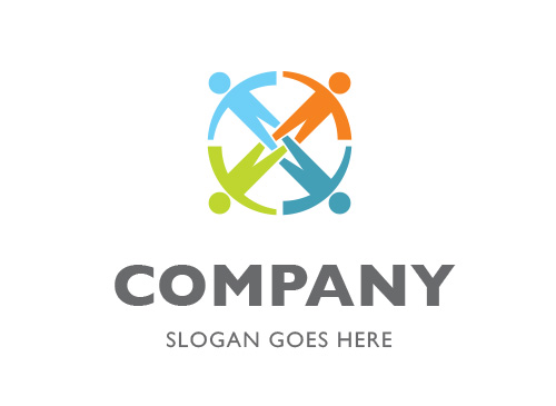 Zeichen, Signet, Logo, Gruppe, Netzwerk, Community