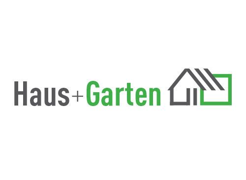 Zeichen, Signet, Logo, haus und Garten