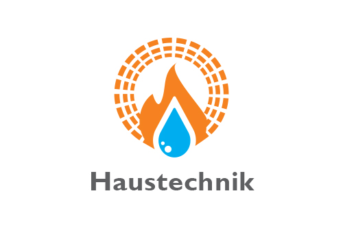 , Zeichen, Signet, Logo, Haustechnik, Heizung, Sanitr, Solar