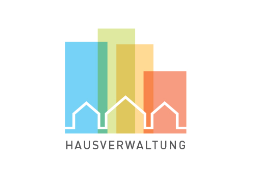 , Signet, Logo, Hausverwaltung, Immobilienmakler, Bauhandwerk