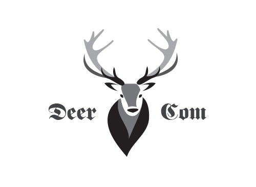 Zeichen, Signet, Logo, Hirsch, Geweih, Deer