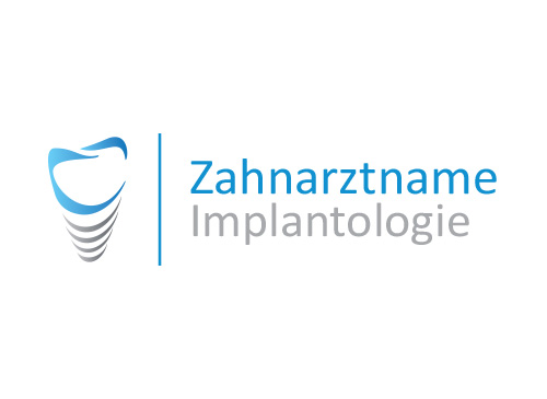 Zhne, Zahnrzte, Zahnarztpraxis, Logo Implantologie, Zahnarzt