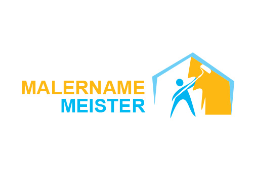 Zeichen, Signet, Logo, Maler, Fassade, WDVS