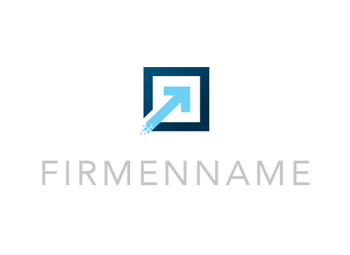 Zeichen, Signet, Logo, Pfeil, Pixel, Rechteck, IT, Finanzen, Consulting