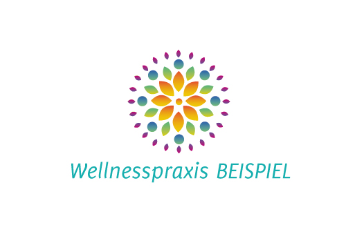 Logo fr den medizinischen Bereich, Wellness- und Kosmetik, Heilpraktiker