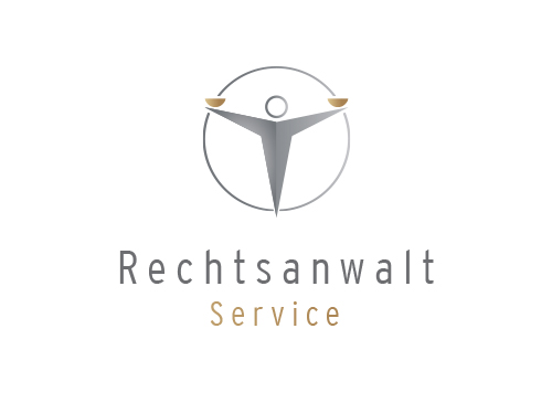 Zeichen, Signet, Logo, Rechtsanwalt, Waage