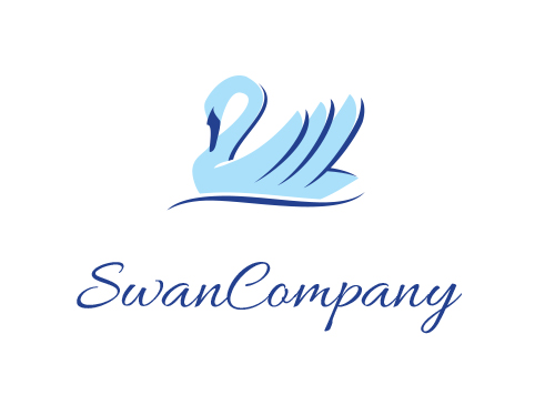 , Signet, Logo, Schwan, Swan