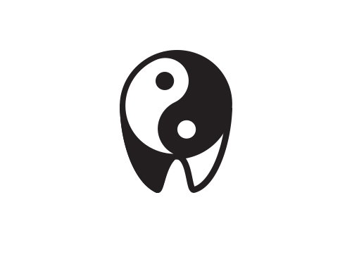 Zhne, Zahnrzte, Zahnarztpraxis, Logo, Yin Yang, Zahn, Abstrakt