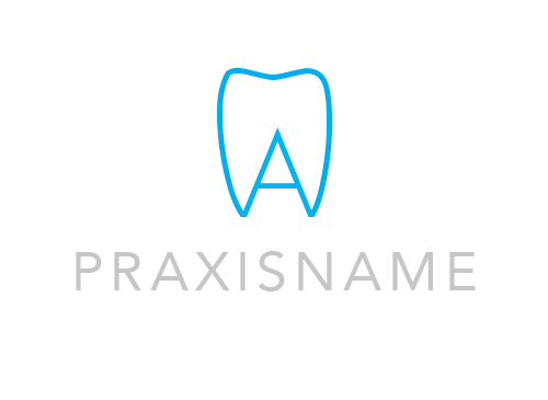 Zhne, Logo, Zahnarztpraxis, Zahn, Buchstabe, A