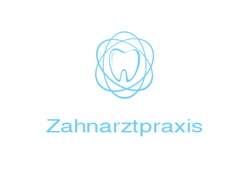 Zhne, Zahnrzte, Zahnarztpraxis, Logo Zahn, Ellipsen