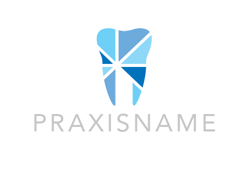 , Zhne, Zahnrzte, Zahnarztpraxis, Logo, Zahn, Segmente, Facetten